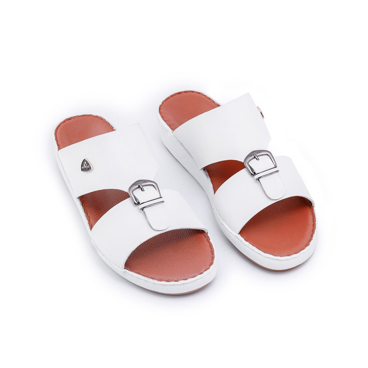 515-NR- White Premium Arabic Sandal for Men