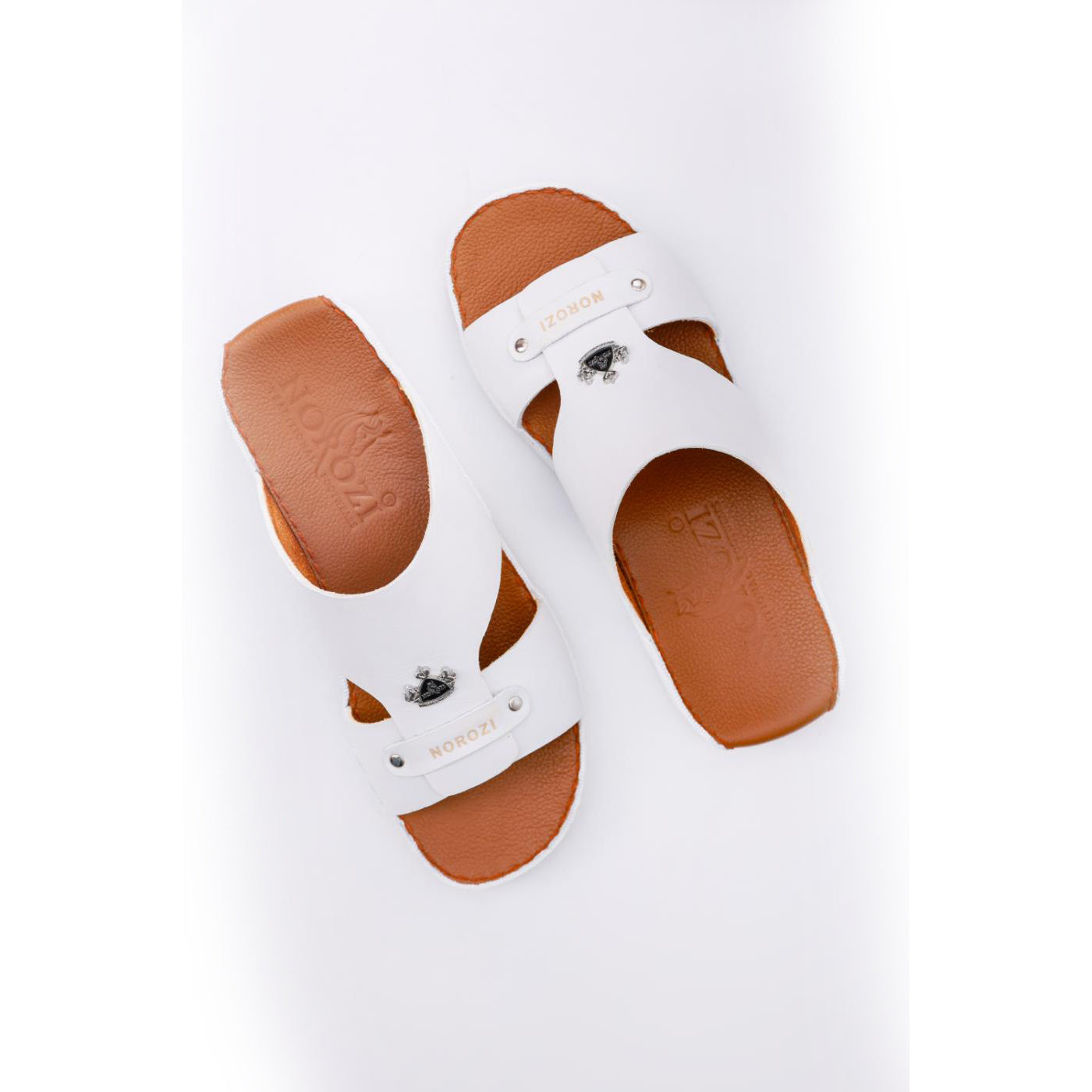 551-NR- White Premium Arabic Sandal for Men