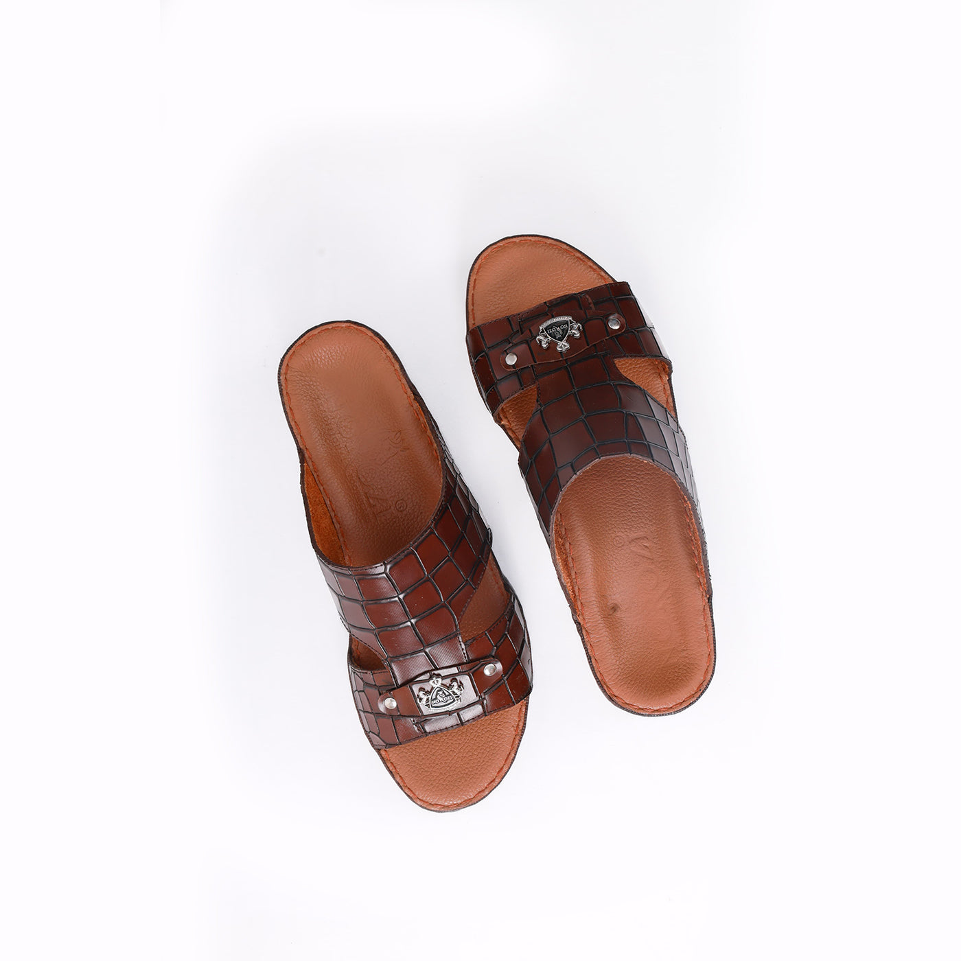 526-NR- Brown Premium Arabic Sandal for Men