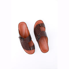 535-NR- Brown Premium Arabic Sandal for Men