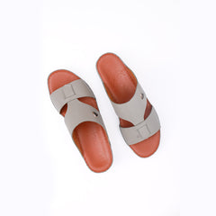 549-NR- White Premium Arabic Sandal for Men